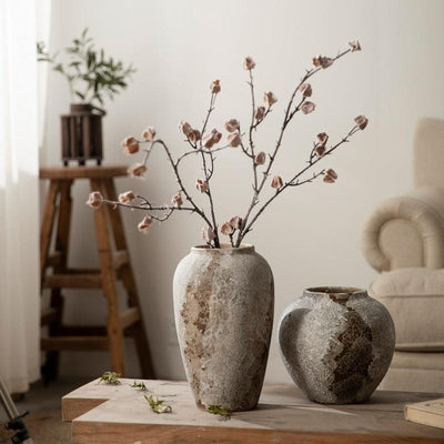 Vase en céramique hydroponique de style chinois japonais ancien et nouveau - zeriss